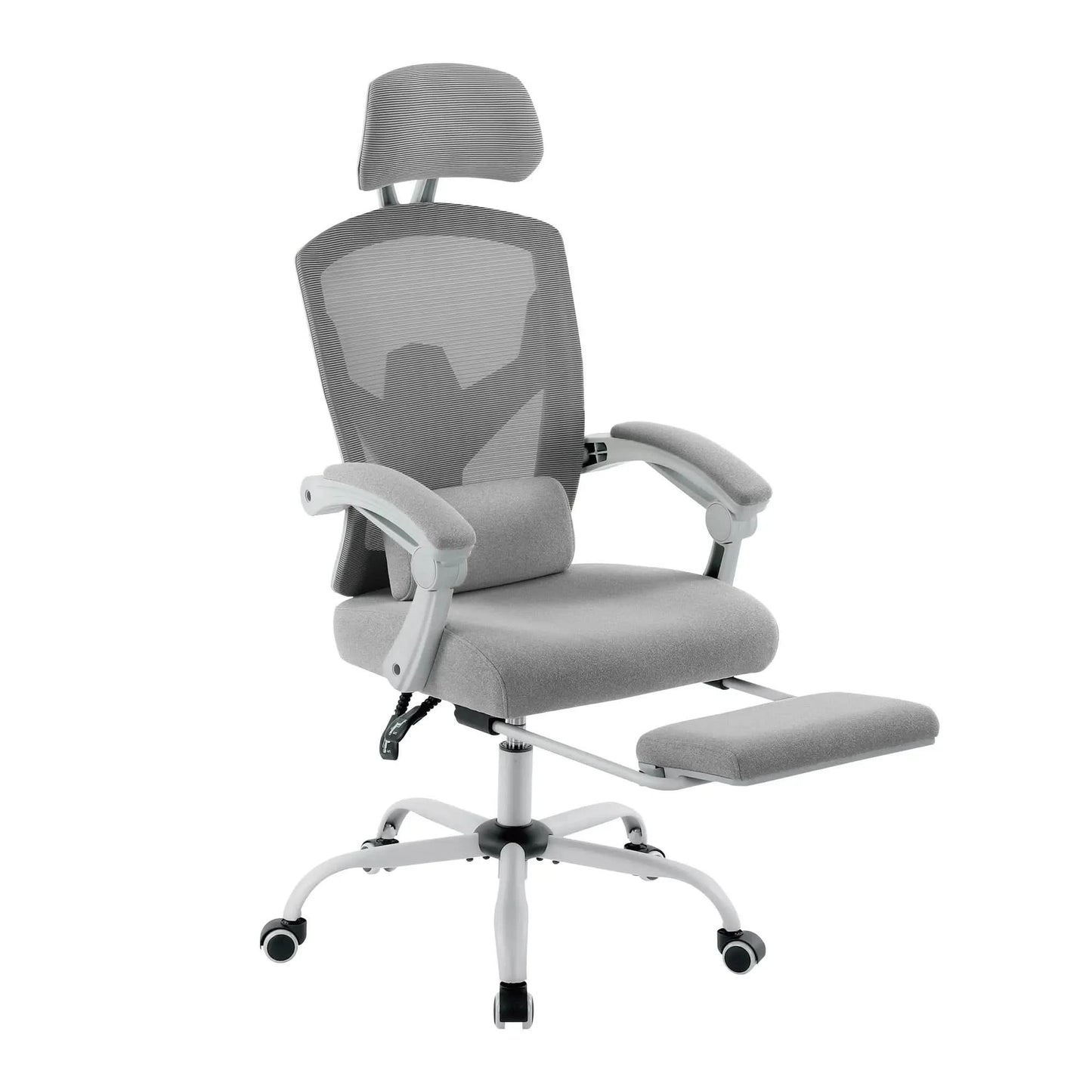 JHK Ergonomic Reclining High Back Mesh Living Room Rocking Gaming Chair Computer Desk Swivel Rolling Lumbar Support Pillow