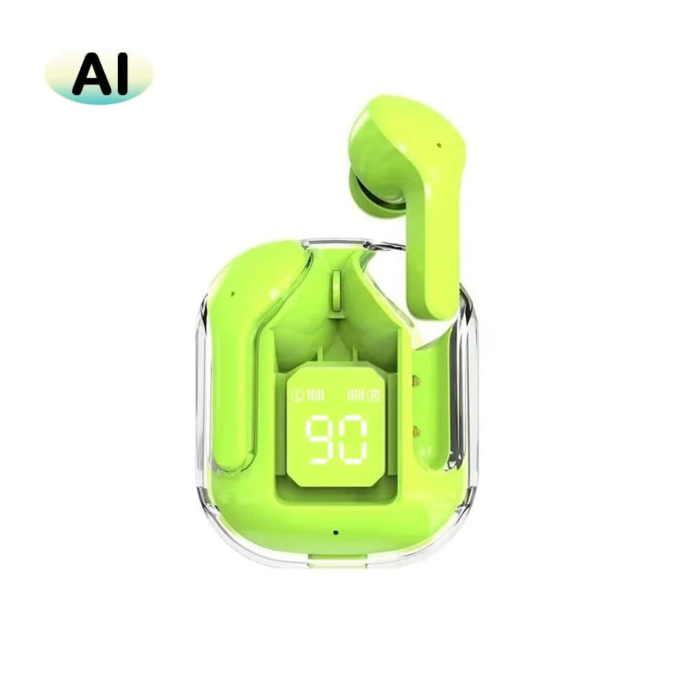 GREATWALL New AI Translation Earphones, In Ear Noise Reduction 5.3 High Definition Sound Quality Sports Fitness Wireless Earphon