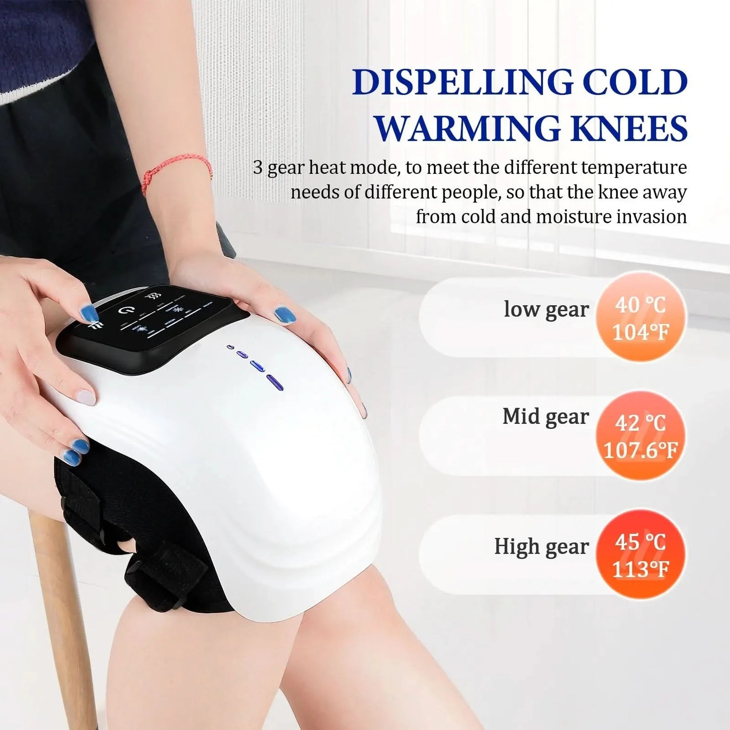foreverlily Smart Knee Massager Vibration Air Pressure Knee Massage Machine Electric Elbow Shoulder Knee masajeador - M & M Global