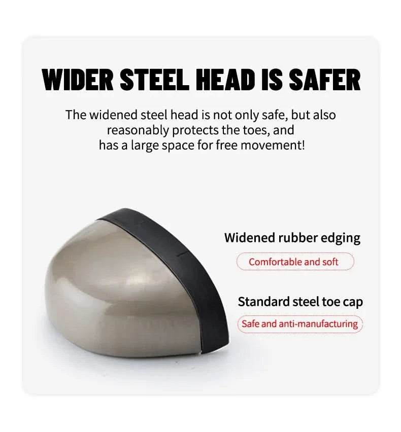 Soft-soled comfortable anti-smash and anti-puncture safety shoes