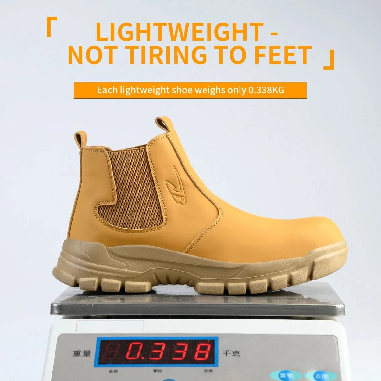 Waterproof Men's Safety Work Boots Steel Toe Shoes Anti Impact And Anti-Puncture Outdoor Adventure Hiking Protective Boots