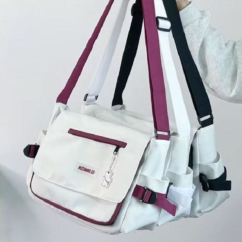 Women's Bag Korean Style Female Messenger Bags College Large Capacity Versatile Shoulder Bag Student School Bags Bolsos Sac - M & M Global