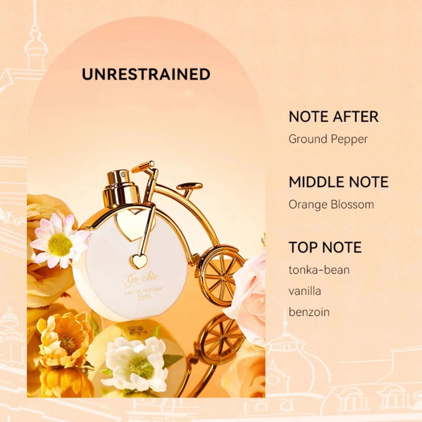 Bike Styling Perfume ,Refreshing Oriental Floral Fragrance Parfum Spray With Gift Box Package Lasting And Charming Personal Perf