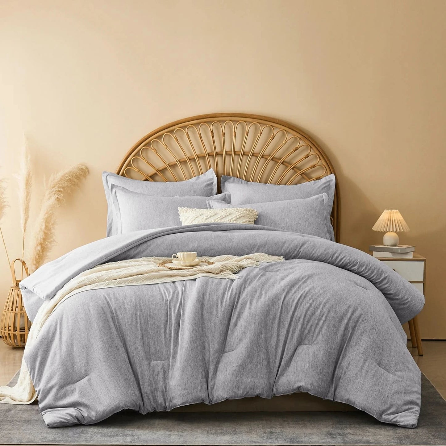 Comforter Sets - 2/3 Pieces in a Bag, Bedding Sets with Comforters, Pillowsham, Room Decro , Cationic Dyeing Process