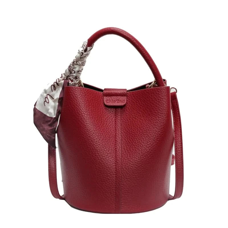Senior Sense Retro Color Small Bag Women's New Crossbody Bag Super Fire Bucket Bag - M & M Global