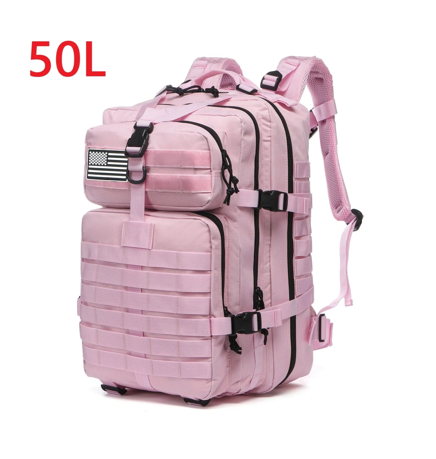 30L/50L 1000D Nylon Waterproof Trekking Fishing Hunting Bag Backpack Outdoor Rucksacks Tactical Sports Camping Hiking - M & M Global
