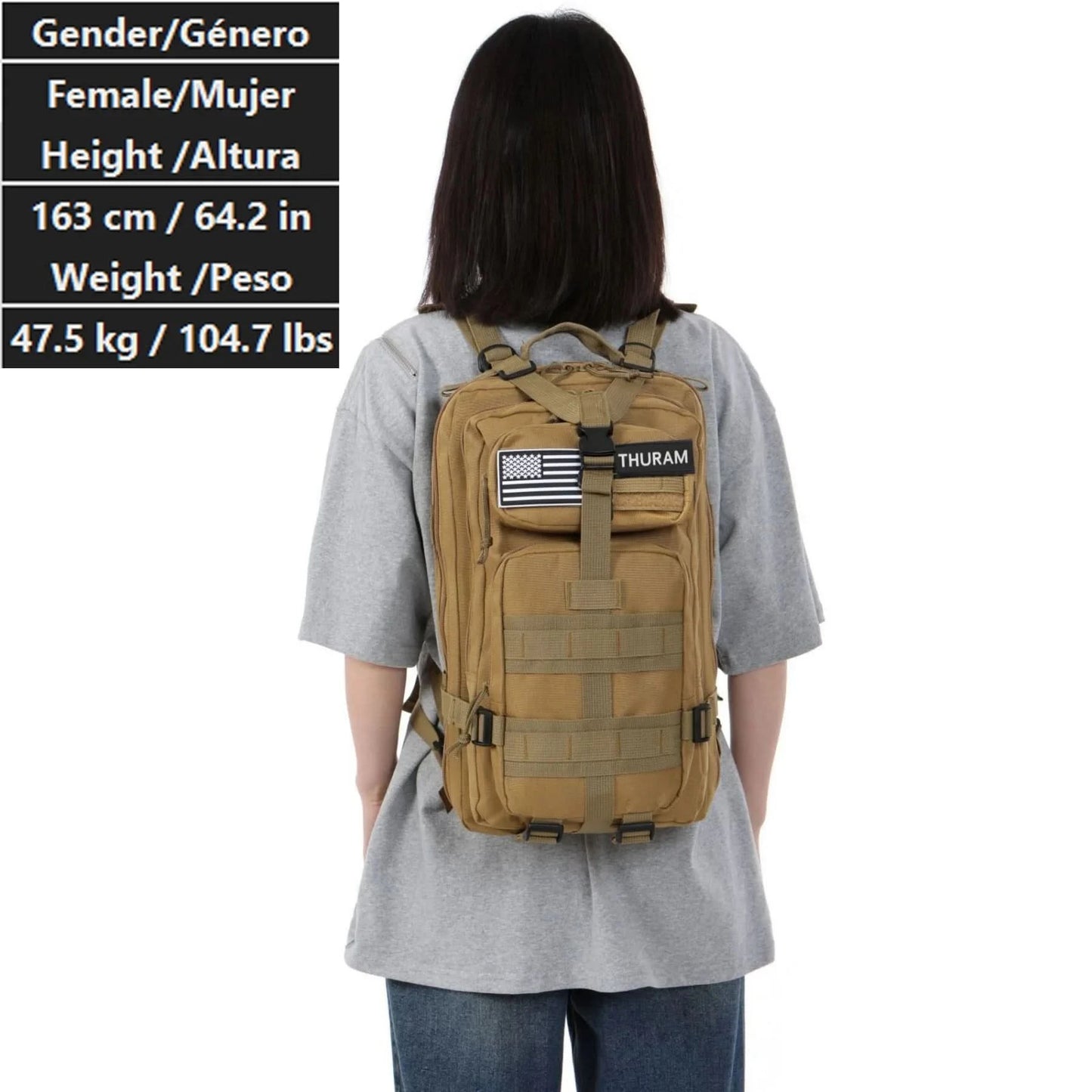 30L/50L 1000D Nylon Waterproof Trekking Fishing Hunting Bag Backpack Outdoor Rucksacks Tactical Sports Camping Hiking - M & M Global