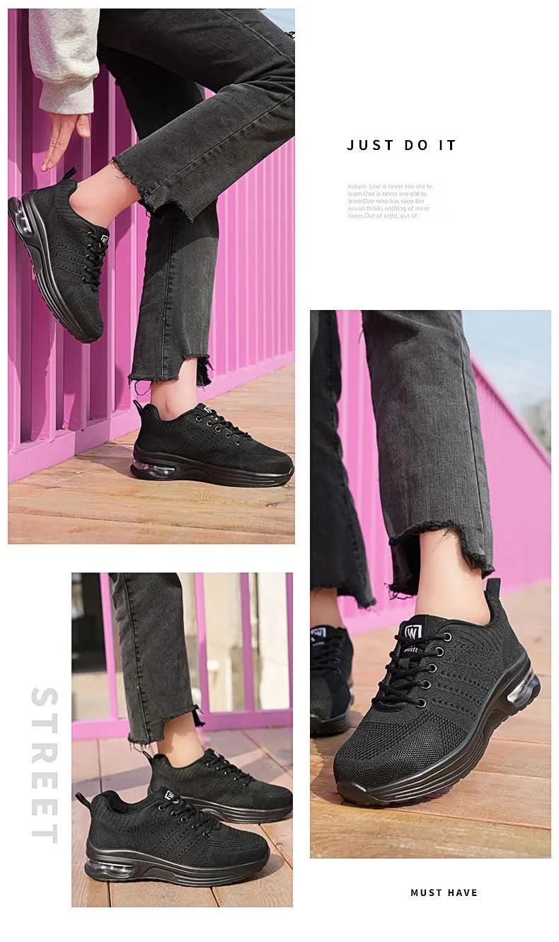 Four seasons women's puncture-proof daily casual safety shoes