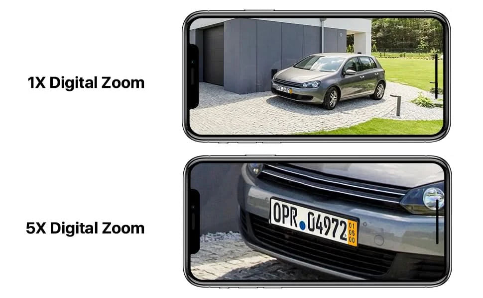ZOSI C296 5MP/8MP PTZ WiFi Camera Person Vehicle Package Detect Wireless CCTV Video Surveillance Camera Home Security Protection