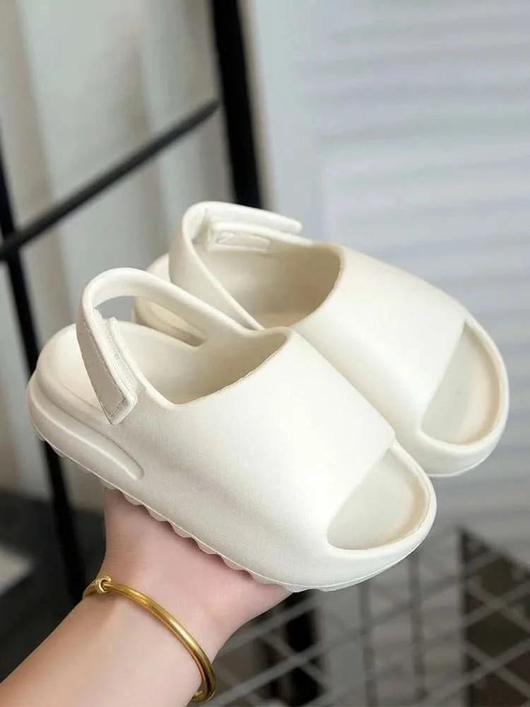Fashionable and minimalist children's sandals with EVA soft sole suitable for boys and girls beach shoes and river tracing shoes - M & M Global