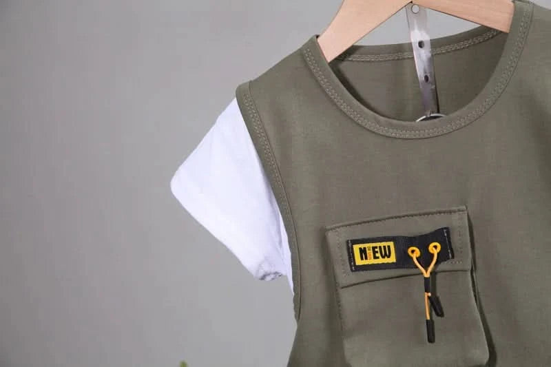 New Summer Baby Girl Clothes Infant Boys Clothing Children Casual T-Shirt Shorts 2Pcs/Set Toddler Sports Costume Kids Tracksuits - M & M Global