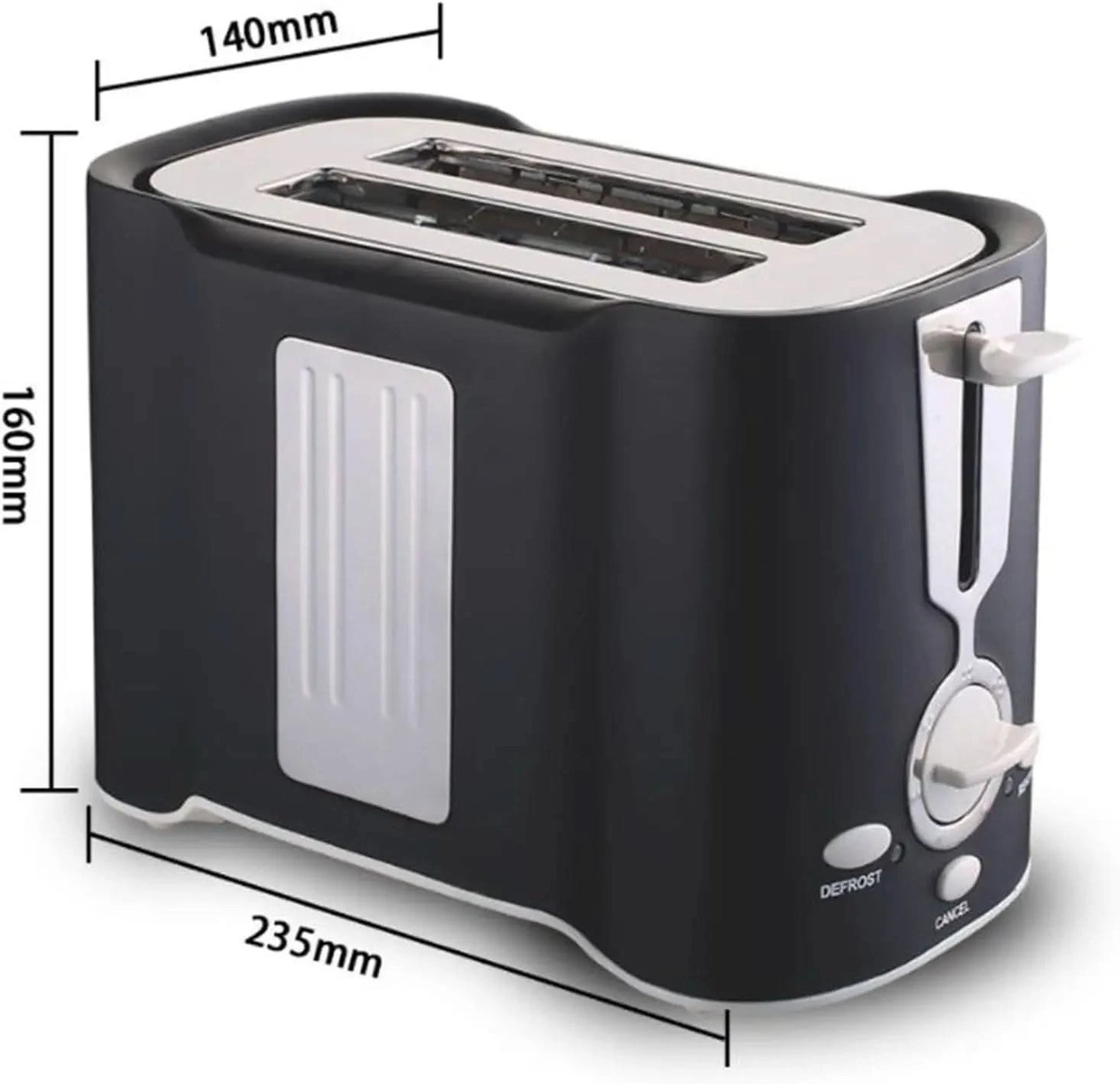 Multifunctional Sandwich Breakfast Machine Household 800w Small Toaster Home/Office/Dormitory Hot Mini Toaster Black,White - M & M Global