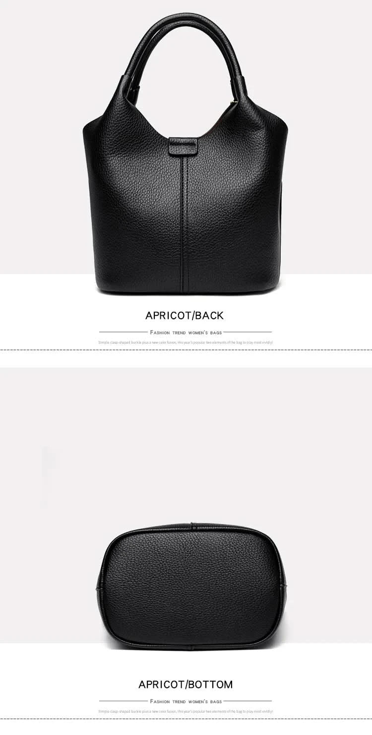 Soft Leather Handbags for Women Vintage Shoulder Bag Luxury Designer Ladies Large Capacity Bags Sac A Main - M & M Global
