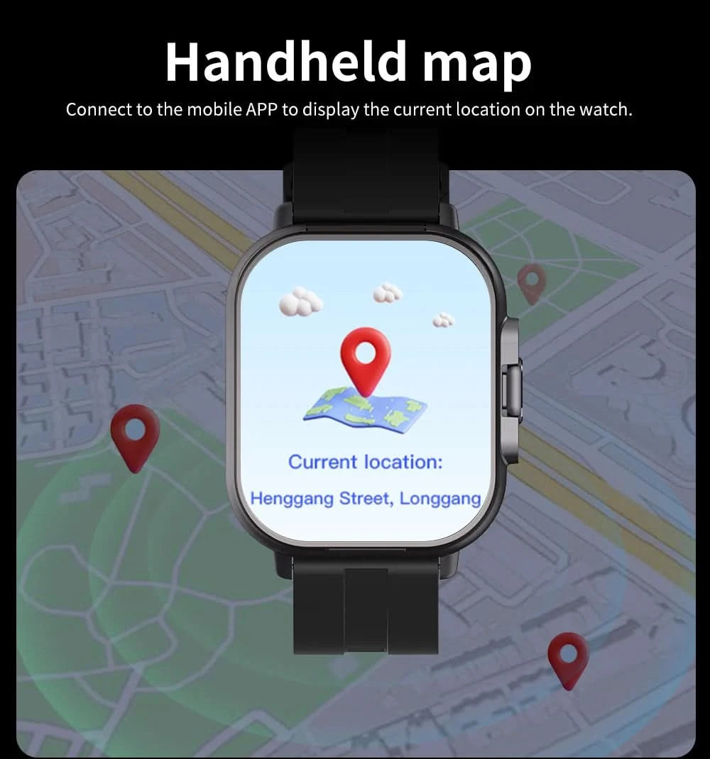D8 2-In-1 Smartwatch with Headphone 2" Bt Call NFC Sleep Monitor Smart Watch Earbuds Compatible With iPhone Android 2025 - M & M Global