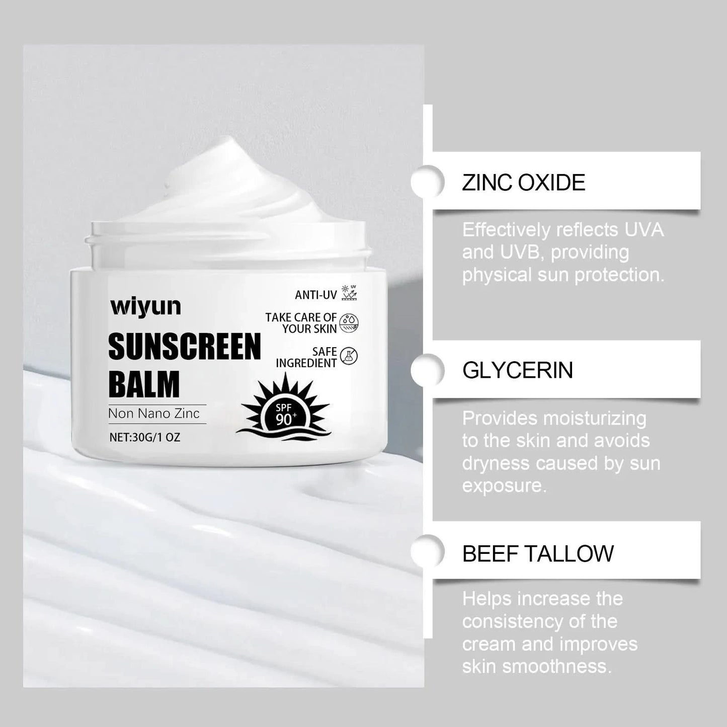 Facial Body Sunscreen Anti UV SPF90 Shine Protection Sunblock Solar Isolation Oil-Control Refresh Moisturizer Brighten Sun Cream - M & M Global