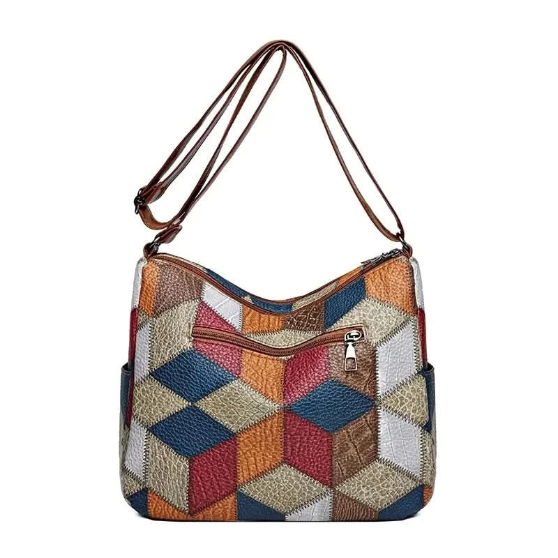 Women's Elegant Vintage Crossbody Bag Trendy HandBag Fashion Multi-pockets Shoulder Bag All-match Retro Crossbody Bag for Daily - M & M Global