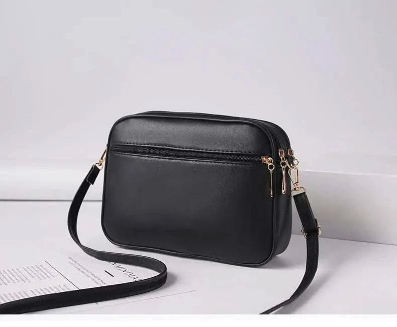2025 Women's One Shoulder Small Square Handbag New Cross Border Foreign Trade Lingge PU Crossbody Versatile Small Messenger Bag - M & M Global