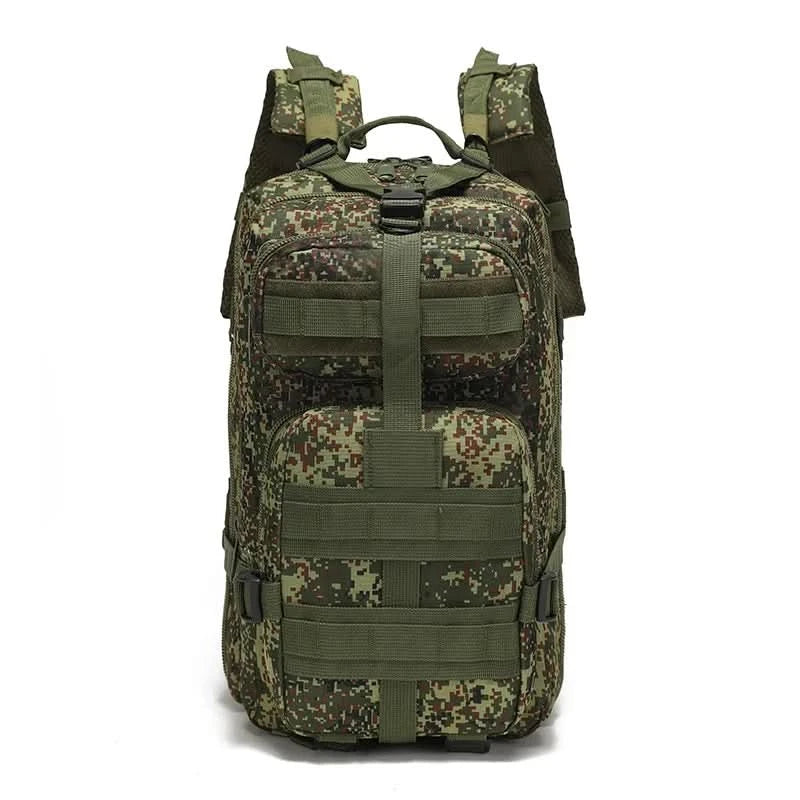 Men's Classic Tactical Backpack Travel Sports Camouflage Bag Outdoor Climbing Hunting Backpack Fishing Hiking Nylon 3P Pack Bag - M & M Global