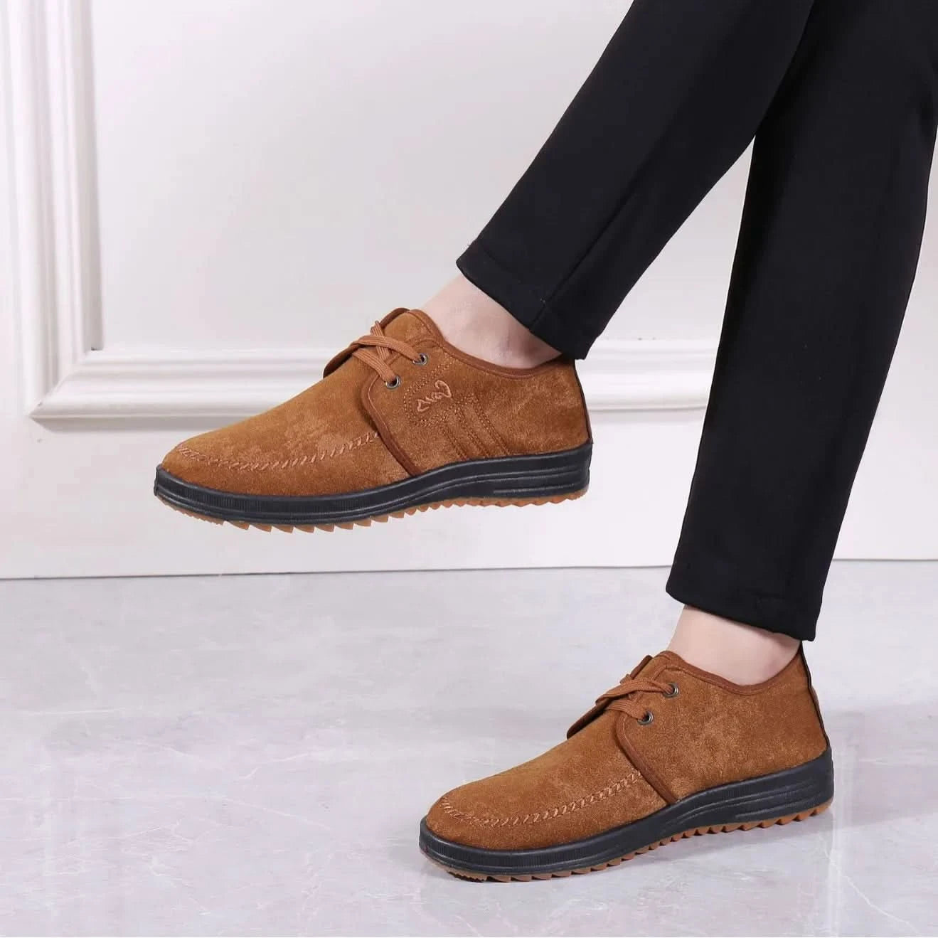 Men Casual Shoes Breathable Loafers Sneakers 2023 New Fashion Comfortable Flat Handmade Retro Leisure Loafers Shoes Men Shoes - M & M Global