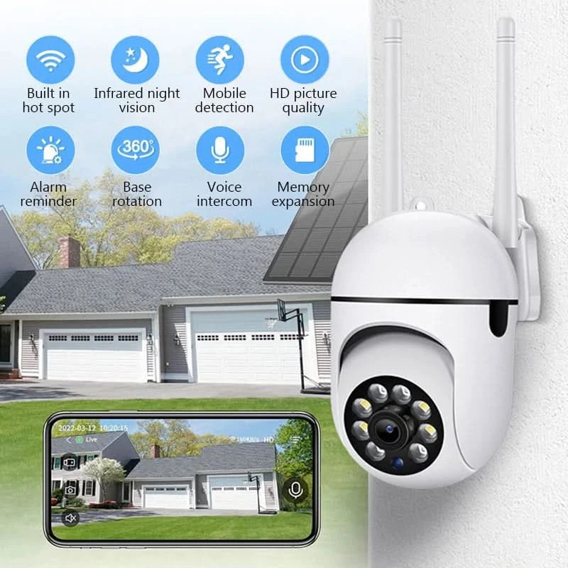 2MP Tuya Wifi IP Camera Smart Home Surveillance Camera HD 1080P Security Video Surveillance Supprt Two Way Audio Mobile Motion - M & M Global