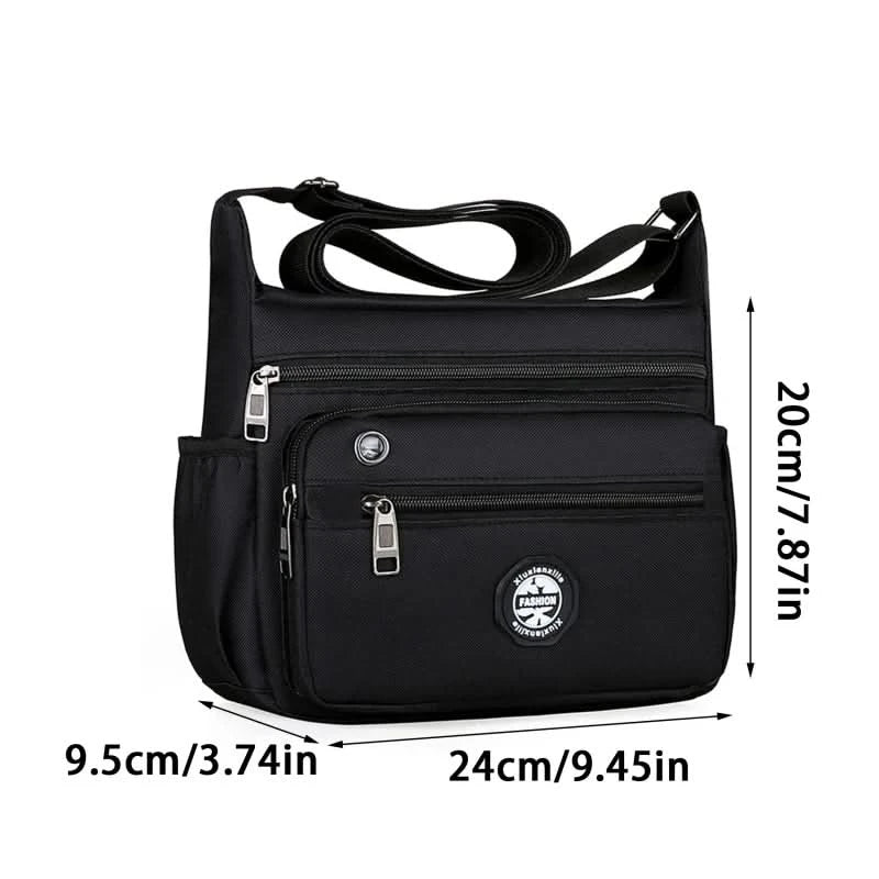 Men's Messenger Bag Crossbody Shoulder Bags Men Large Sling Pack For Work Business Waterproof Oxford Packs Satchel Purse - M & M Global