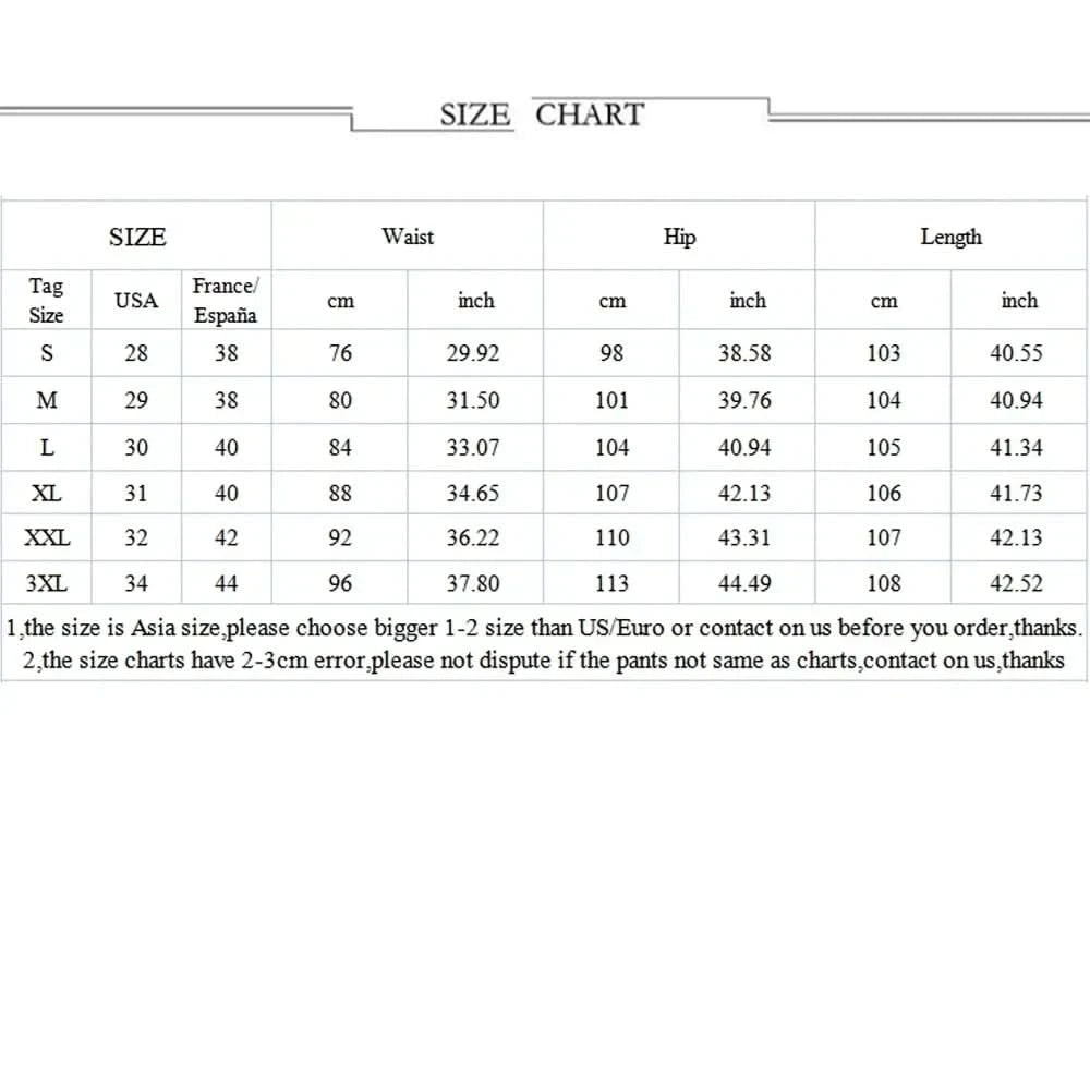 Retro Moto Biker Straight Elastic Jeans Men Zipper Hole Streetwear Punk Skinny Denim Cargo Pants Pantalones Hombre Y2K Clothing - M & M Global