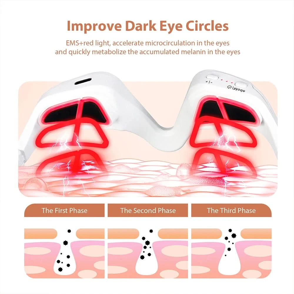 Eye Massager Relieves Eye Fatigue Eyes Massage Glasses Eye Fatigue Relief Massager dropshipping - M & M Global