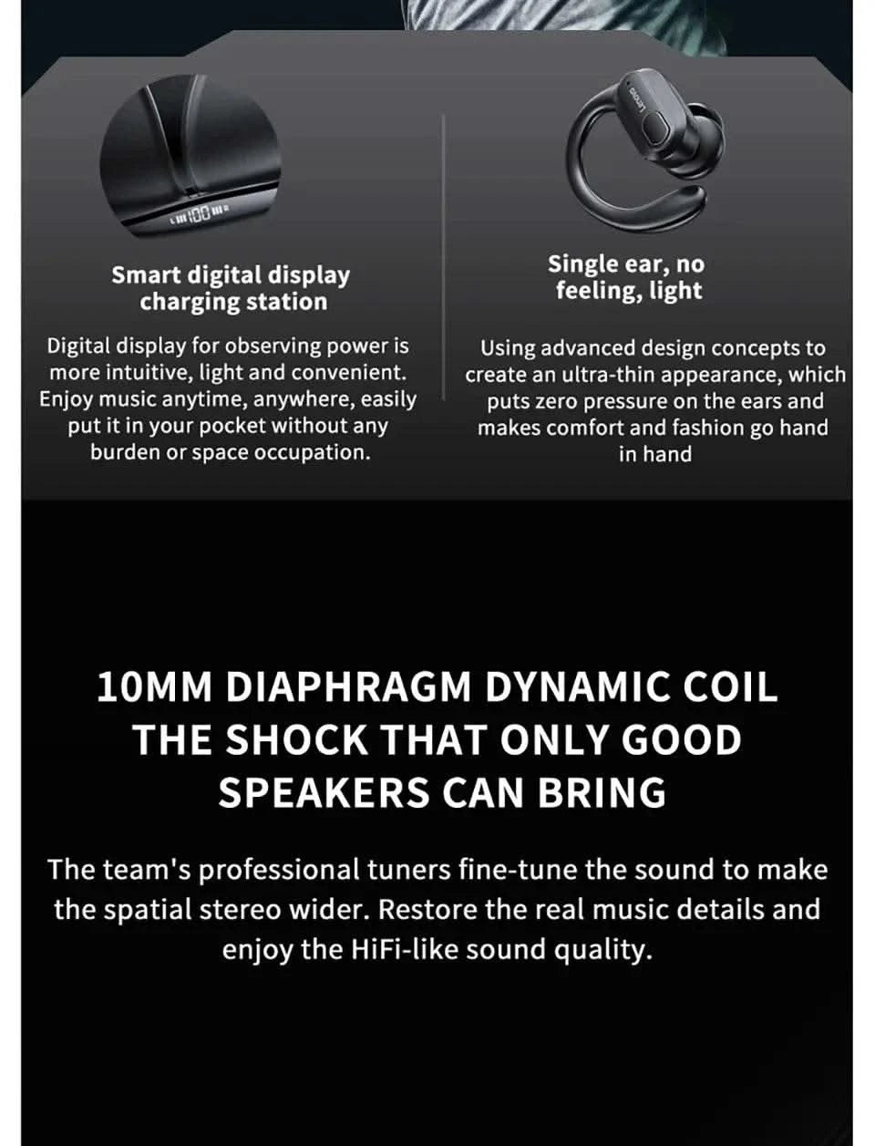 100% Lenovo Official Genuine Thinkplus XT80 Wireless Bluetooth Earphones 100h Ultra-long Battery Life Waterproof Sport Headphone - M & M Global