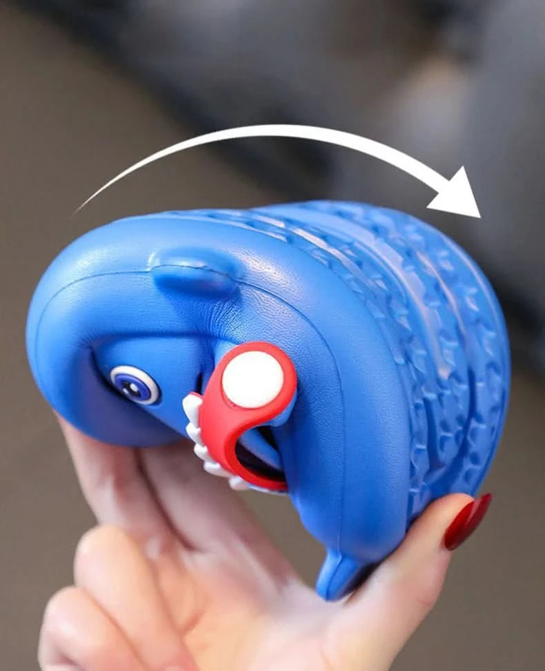 Megalodon Shark Slippers Summer EVA Waterproof Anti-slip Garden Shoes Boys And Girls Outdoor Casual Beach Sandals For Kids - M & M Global