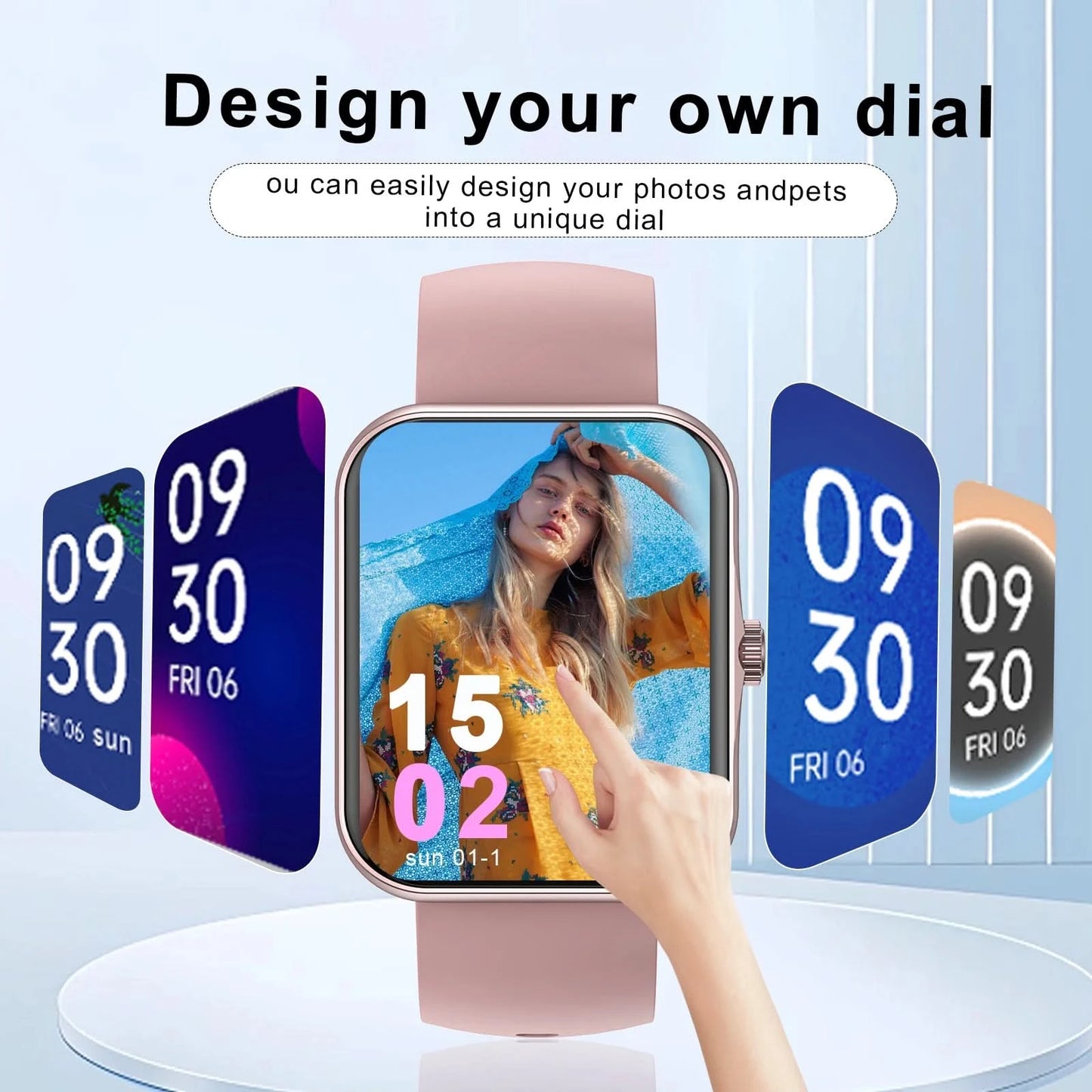 2025 smart watch, multiple sports modes, various APP message reminders, music playback, sports watch, suitable for men and women