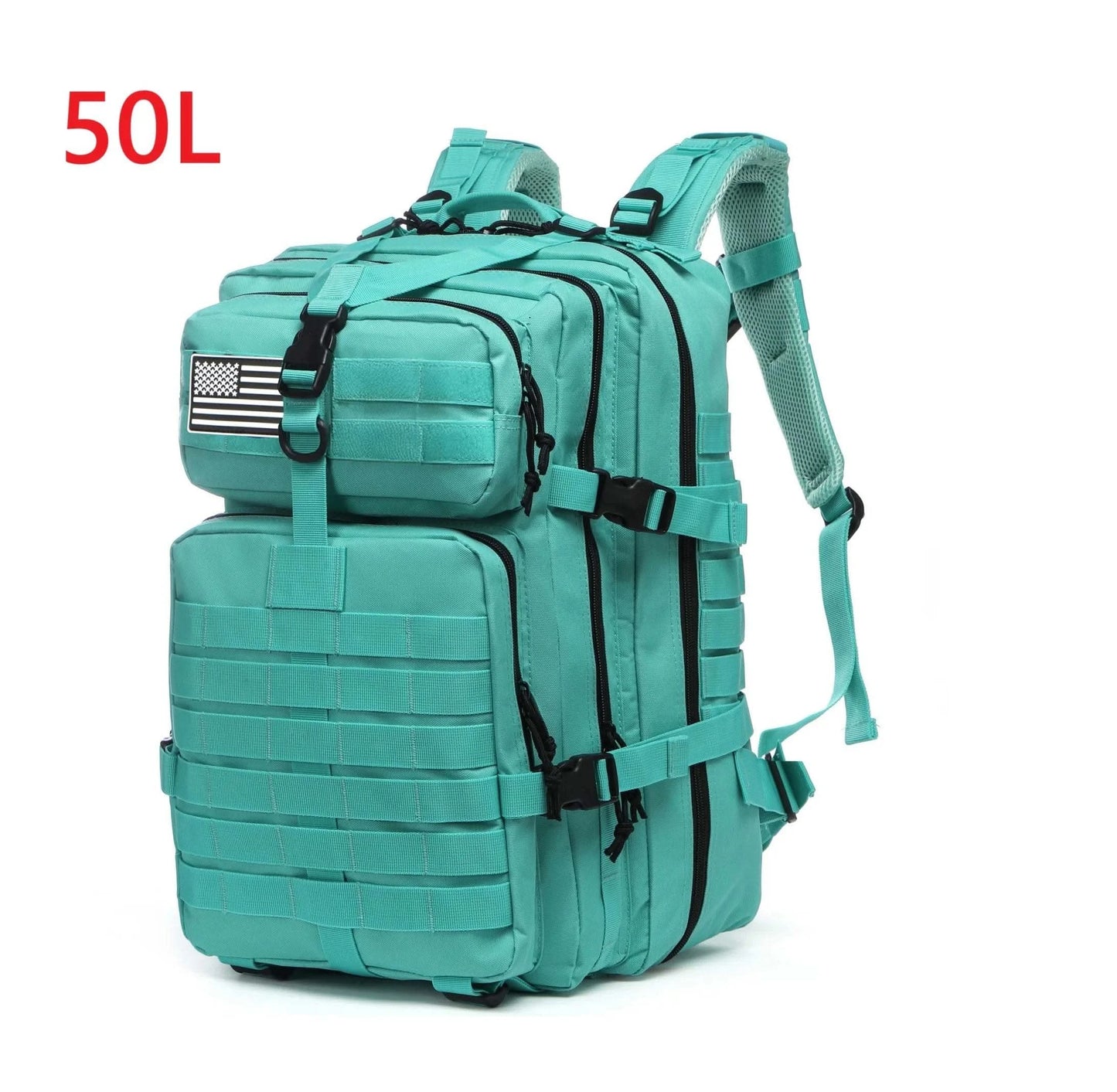 25L/50L Sturdy Nylon Waterproof Tactical Sports Trekking Fishing Hunting Camping Hiking Bag Backpack Outdoor Rucksacks - M & M Global