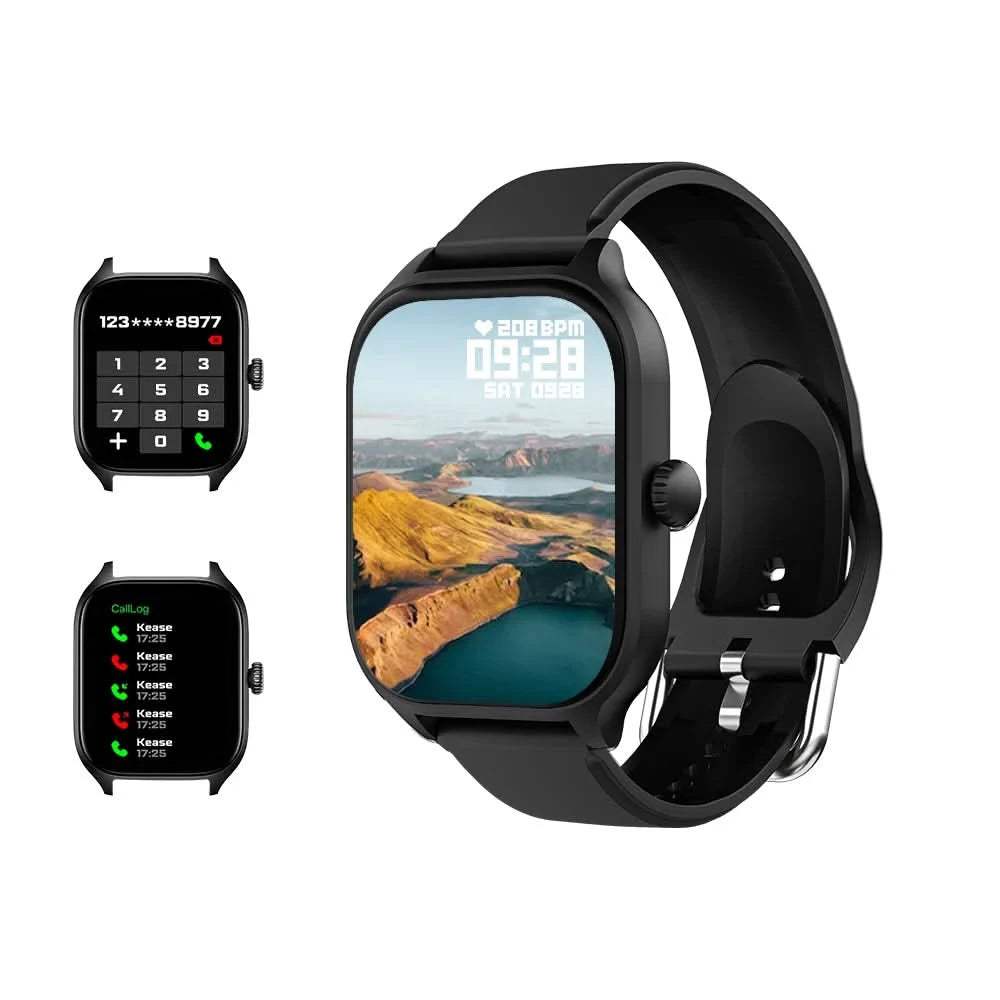 LAXASFIT 2025 New Men's Smart Watch Women's Gift 2.01 inch HD Full Touch Screen Sports Fitness Watch Bluetooth Talk Smartwatch - M & M Global