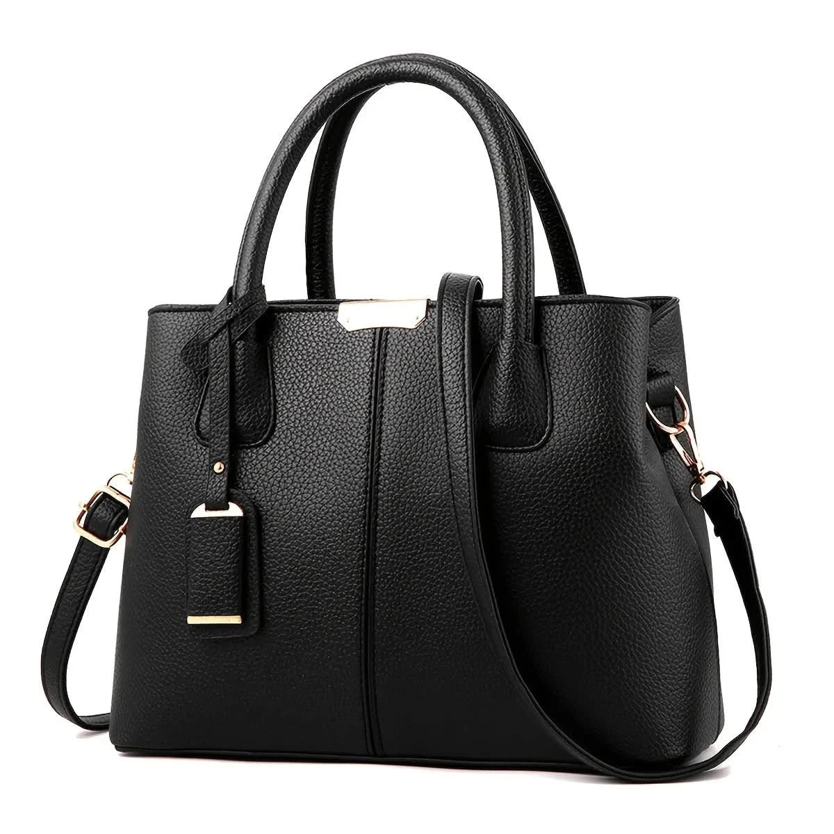 2024 new European and American foreign trade women bag lychee pattern fashion handbag shoulder bag oblique span bag - M & M Global