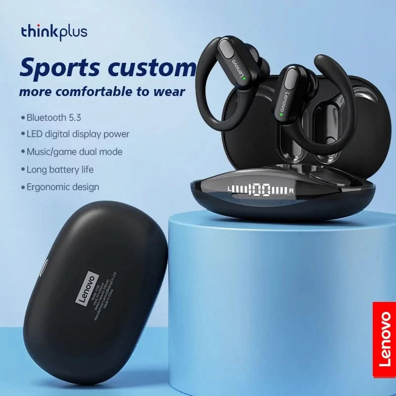 Original Lenovo XT80 Sports Wireless Earphones with Mics, LED Power Display,Hifi Stereo Sound Bluetooth 5.3 TWS HeadphHeadphones - M & M Global