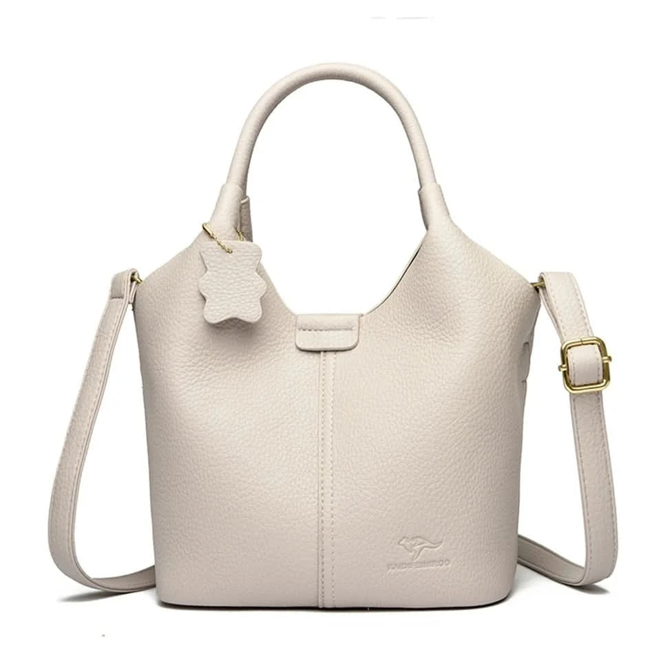 Soft Leather Handbags for Women Vintage Shoulder Bag Luxury Designer Ladies Large Capacity Bags Sac A Main - M & M Global