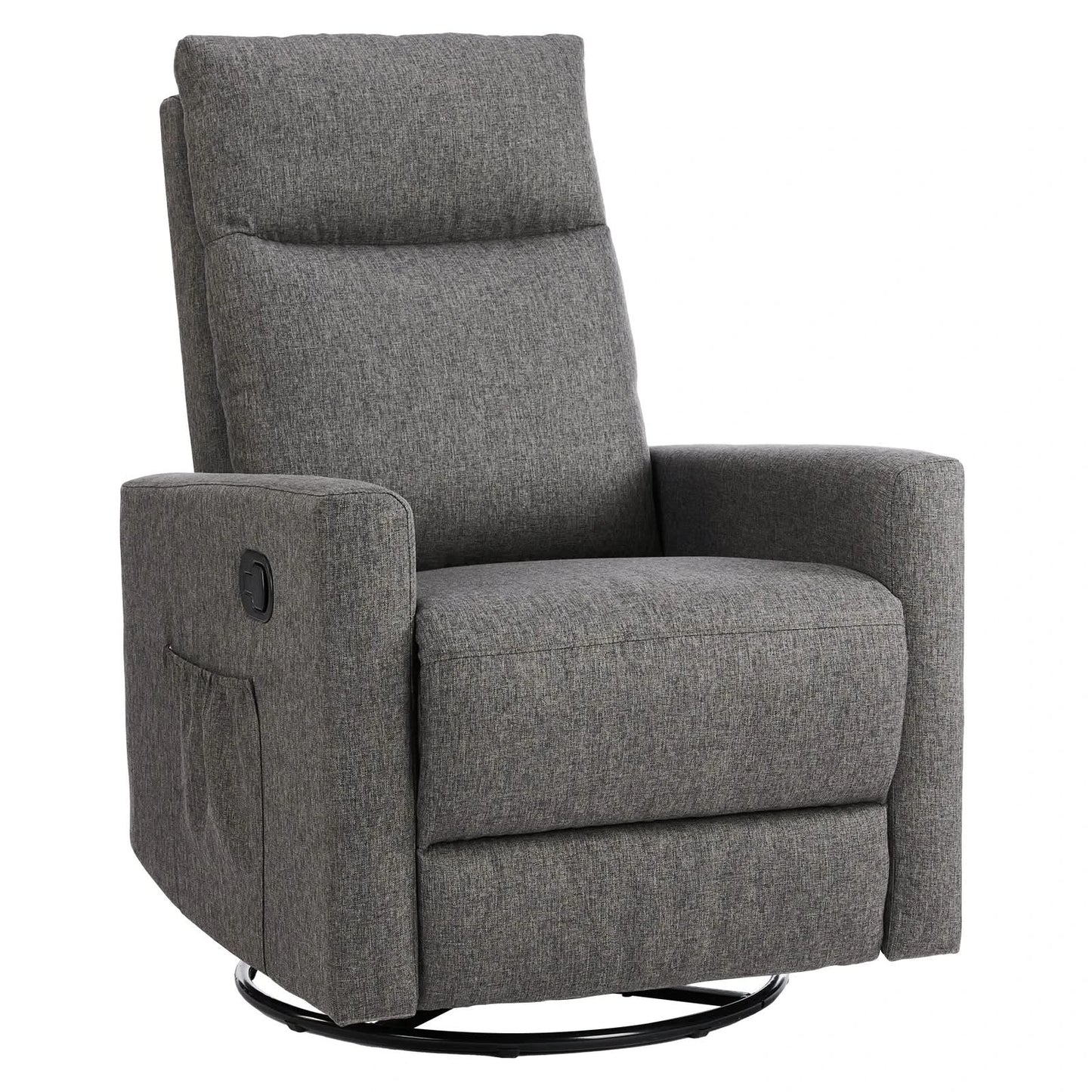 JHK Rotating Living Room Sofa Recliner With Oversized Foot Swivel Rocking Rocker Recliner Glider Nursery Sofas for BedRoom