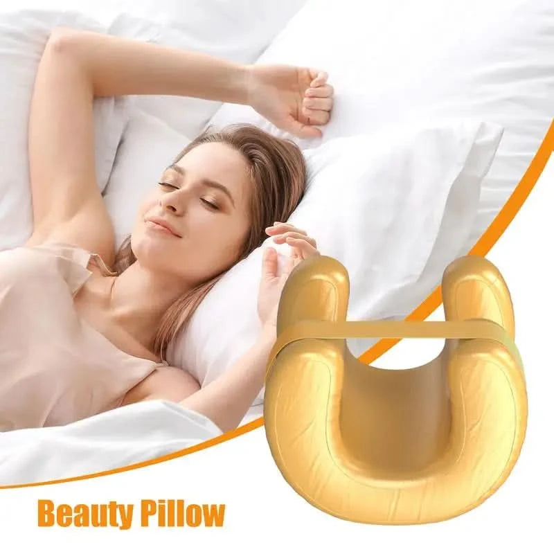 Massage Pillow For Face Up Foam Beauty Pillow Face Up Massage Pillow Soft Breathable Maintaining Sleeping Pillow Neck Pillow For - M & M Global