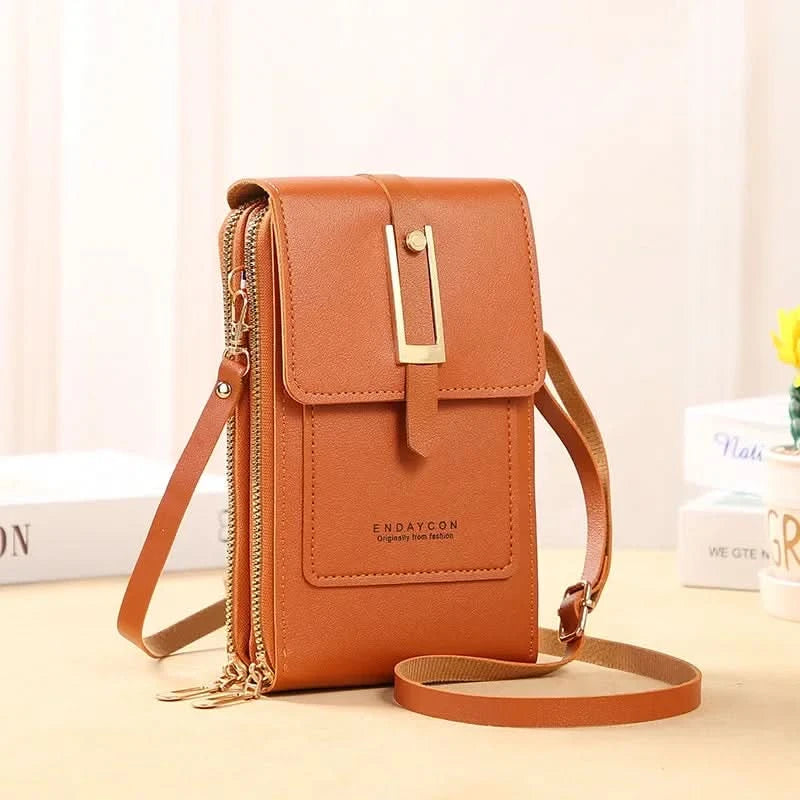 Touch Screen Cell Phone Messenger Bags Women Purse and Handbag Mini Shoulder Bag Pink Small Hand Bag Crossbody for Women bolsos - M & M Global