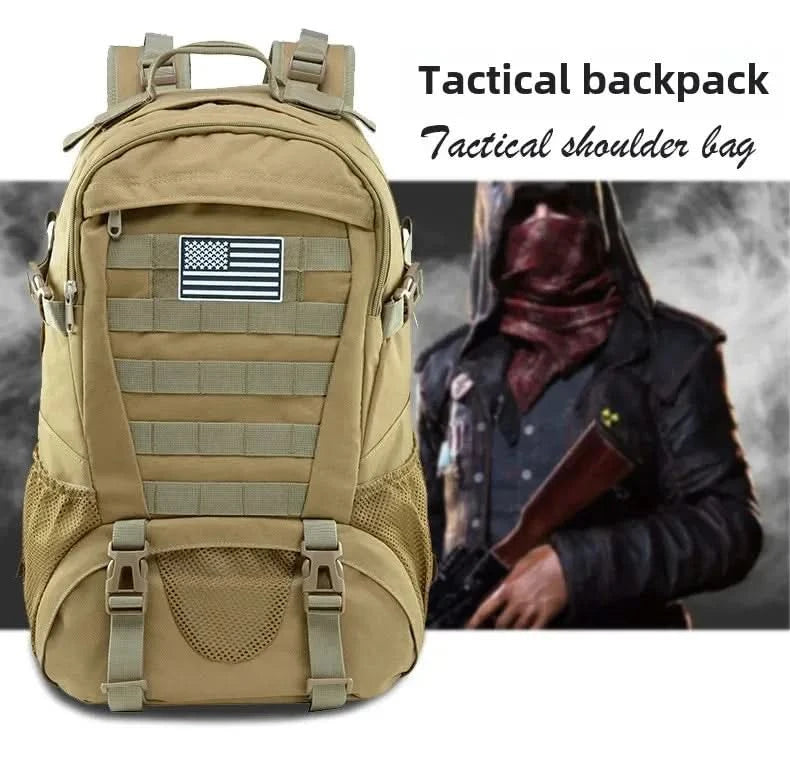 Outdoor Tactical Sports Climbing Backpack Professional Cycling Hiking Traveling Durable Double Shoulder Bag Outdoor Gear - M & M Global
