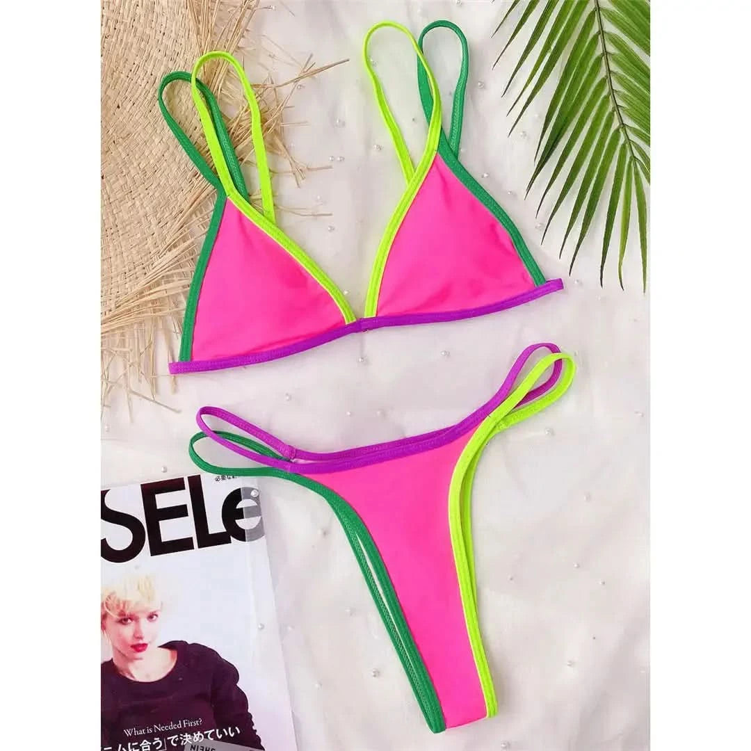 Oiinaa Bathing Suit Women Bikinis Set Sexy Swimsuit Beachwear Bikini Sets Summer Beach Swimwear Bathing Suit Female Biquinis - M & M Global