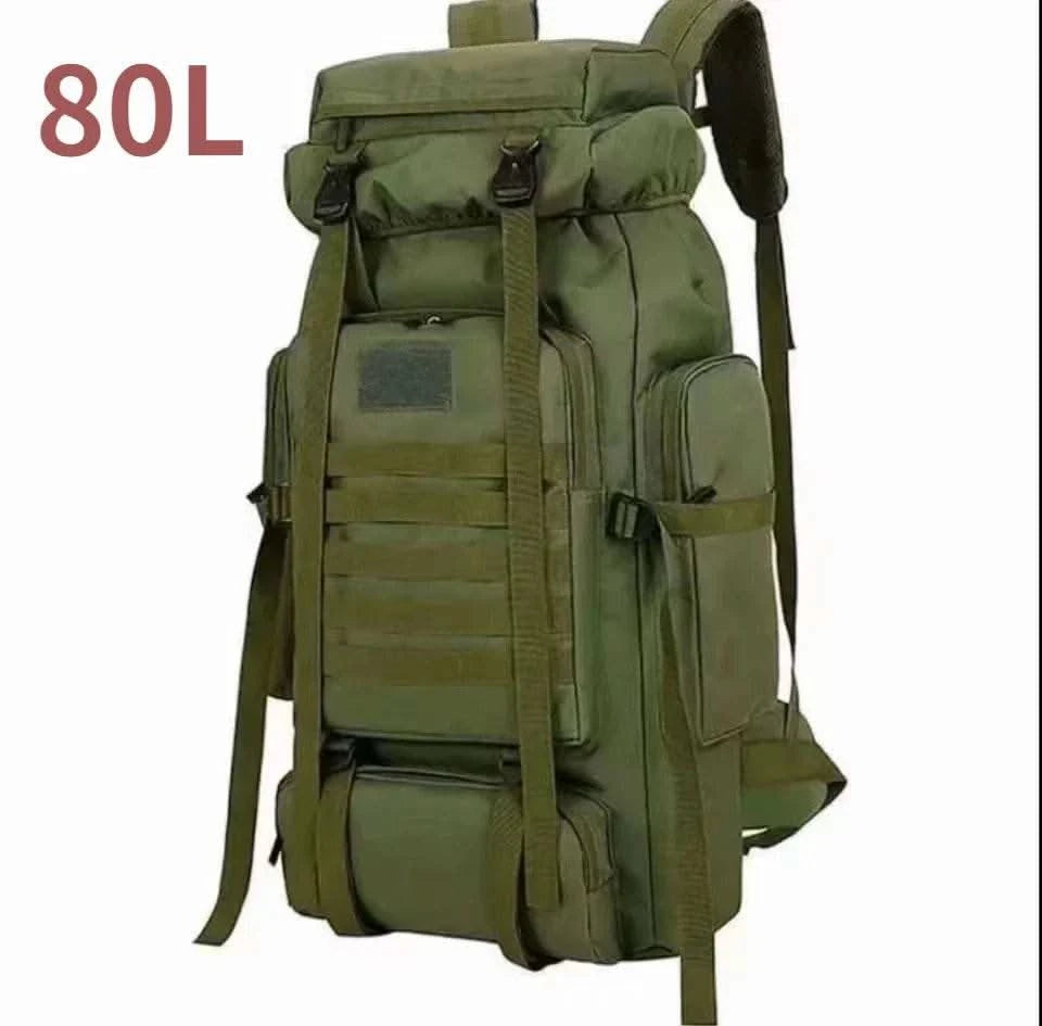 80L/100L Mountaineering Bag Climb Bag Tactical Backpacks Large Backpack Outdoors Hiking Camping Travel Bags - M & M Global