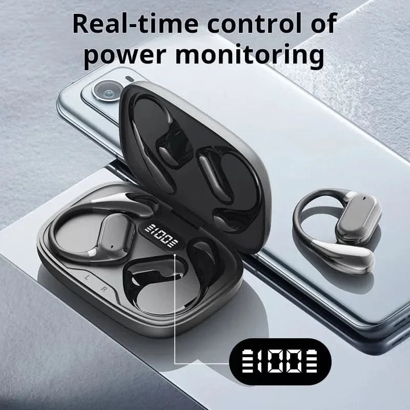 Sony Bluetooth Earphones Not In-Ear Earbuds Wireless Headphone for Iphone Power Display With Mic Sports Hifi Headsets Cable