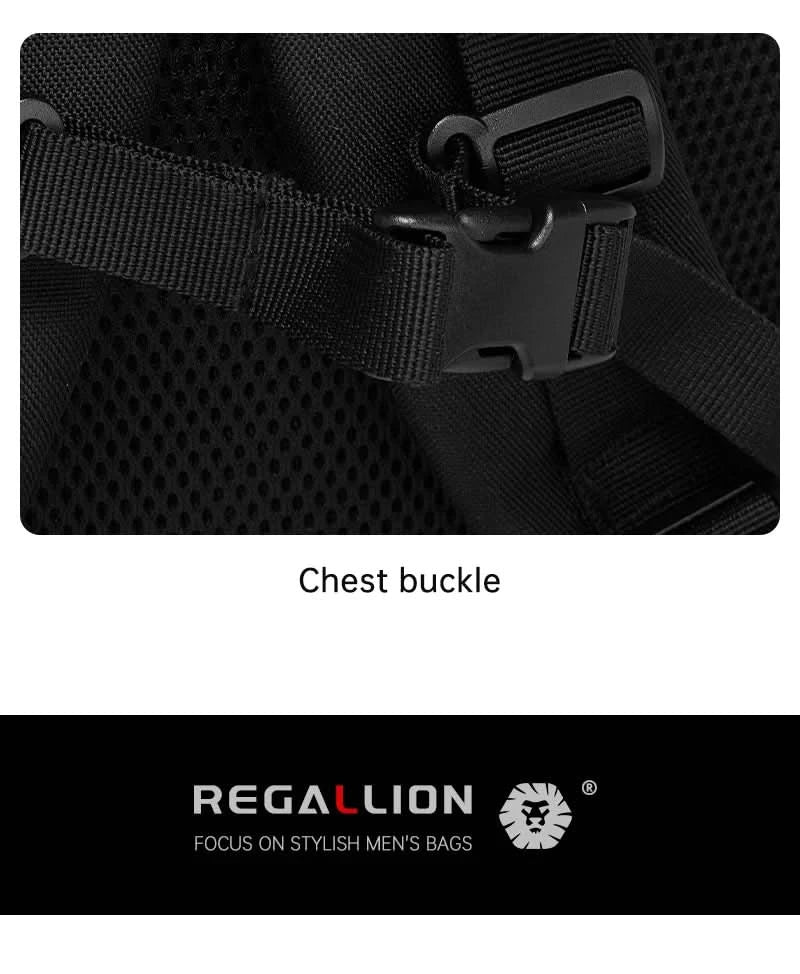 Men's Backpack Multifunctional Travel Backpack Large Capacity Outdoor Sports Bag Adjustable Strap/Zipper Bag Tactical Bag Men - M & M Global
