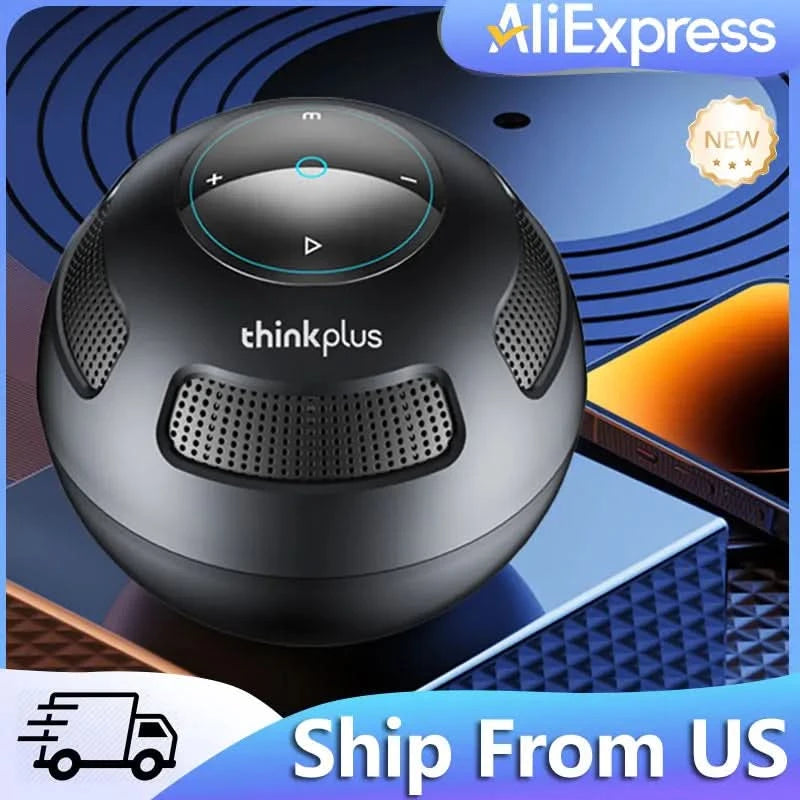 Ship From US Lenovo Bluetooth Speaker Portable Outdoor Long Endurance Home Music Player HiFi Stereo Surround Sound Box TS5