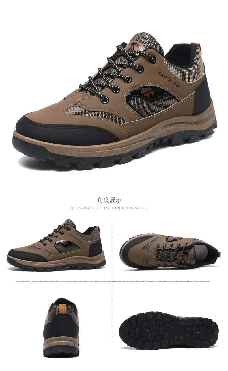 2025 New Sports Shoes Outdoor Shoes Men's Shoes Anti slip Hiking Comfortable Running Shoes Fitness Men's Shoes - M & M Global