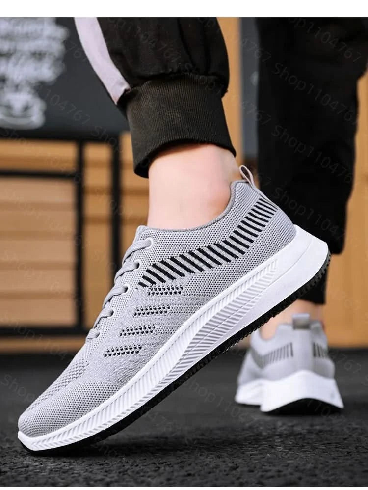 Men's spring wear-resistant trendy and versatile new soft sole comfortable running casual shoes sports shoes men's casual shoes - M & M Global