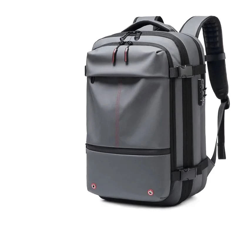 Travel Men 17 inch Laptop Backpack vacuum compression Backpack Business Large Capacity school Backpack expand outdoor backpack - M & M Global