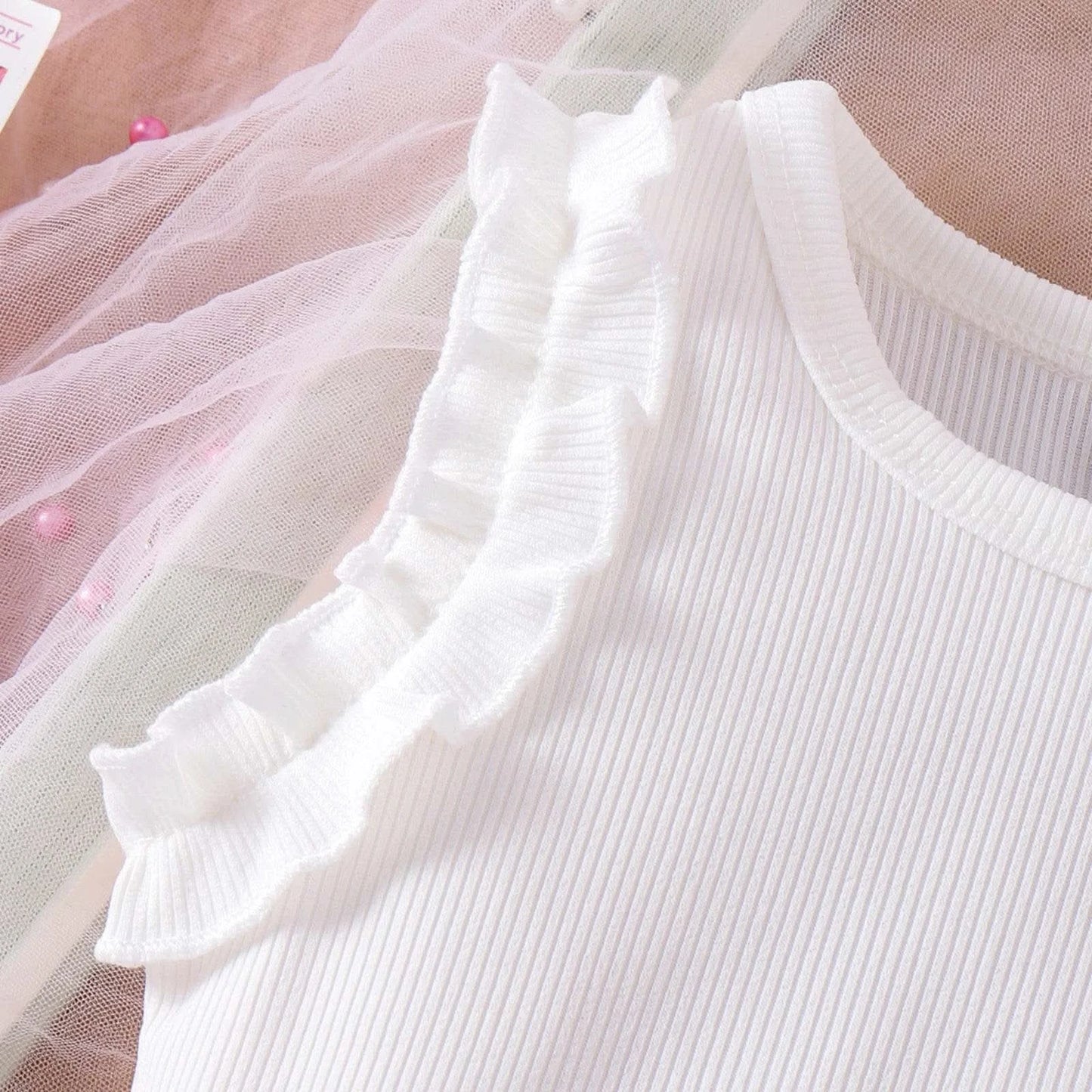 3PCS Summer New Style Comfortable And Fashionable Pink Pit Strip Vest + Shorts Set For Girls Aged 0-3 - M & M Global