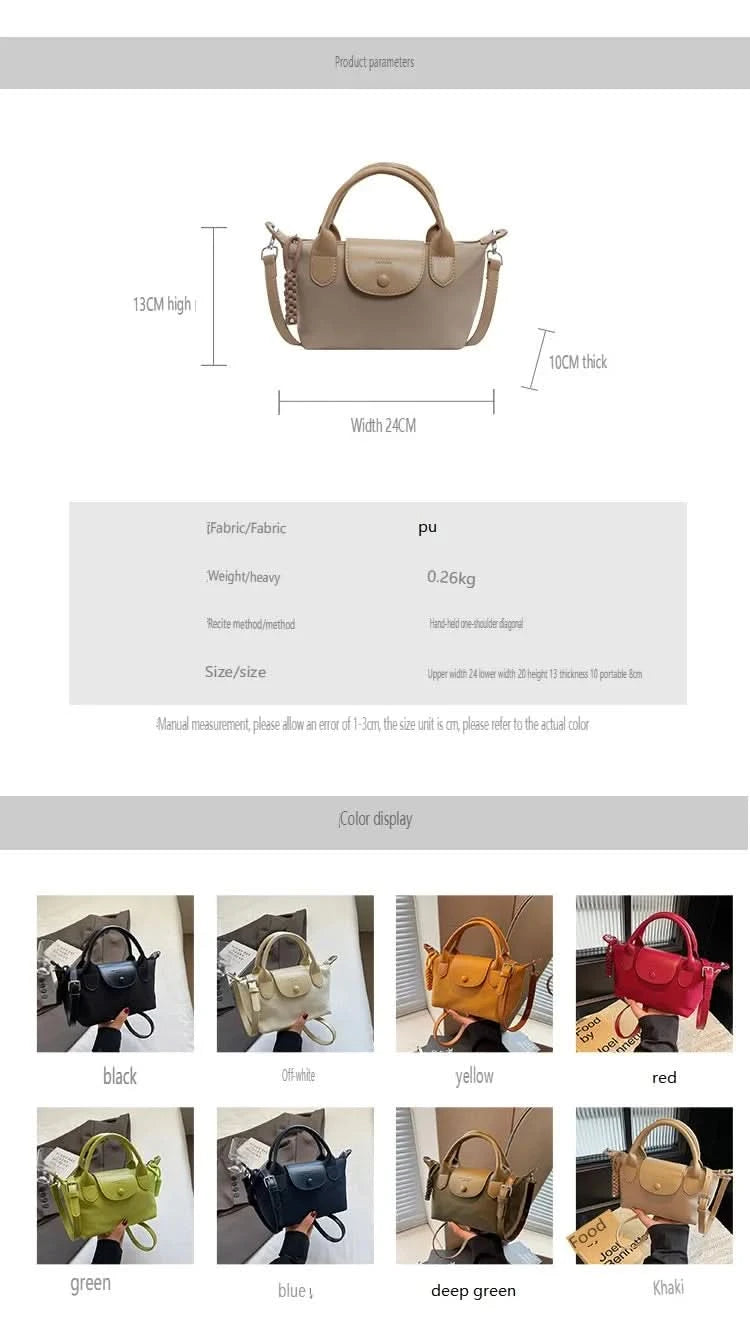 Hot 2025 Oxford Women's Bag Luxury Brand Designer Mini Hobos Multi-Color Dumpling Dragon Bags Trendy Shoulder bag Handbag - M & M Global