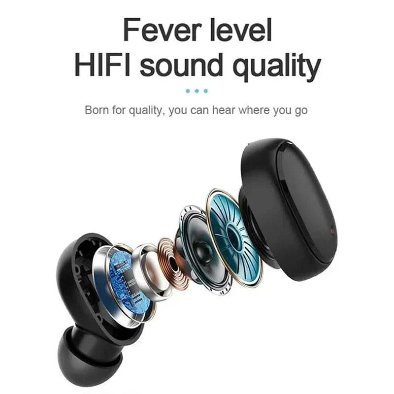 A6S TWS Earphones Wireless Bluetooth 5.1 Headphones Touch Control Earbuds With Mic Earphones Sport Waterproof Headset for xiaomi - M & M Global